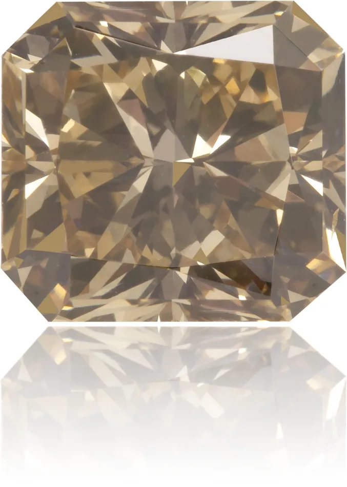 Earrings Natural Brown Diamond Rectangle 254 ct Polished Langerman Diamonds Earrings Natural Brown Diamond Rectangle 254 ct Polished Langerman Diamonds