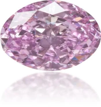 Earrings Natural Purple Diamond Oval 018 ct Polished Langerman Diamonds