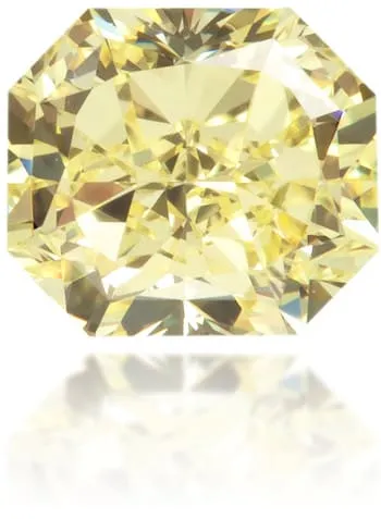 Earrings Natural Yellow Diamond Rectangle 053 ct Polished Langerman Diamonds Earrings Natural Yellow Diamond Rectangle 053 ct Polished Langerman Diamonds