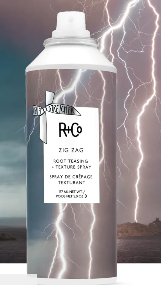 Earrings R CO ZIG ZAG ROOT TEASING TEXTURE SPRAY