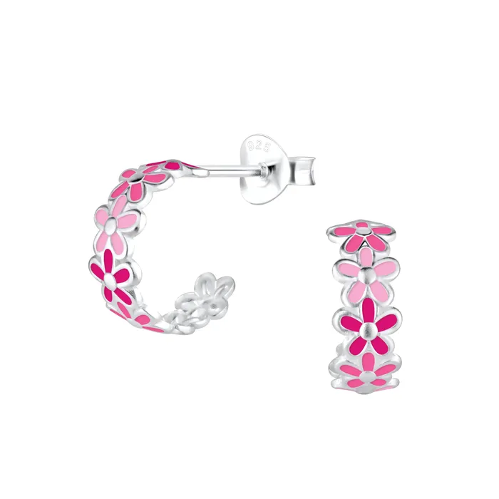 Earrings Raajsi by Yellow Chimes 925 Sterling Silver Hoop Earring for Girls Kids Melbees Kids Collection Birthday Gift for Girls Kids With Certificate of Authenticity 6 Month Warranty Raajsi by Yellow Chimes