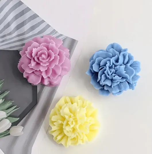 Earrings Resinarthub Flower Shaped Candle Silicone Mold
