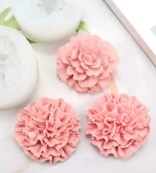 Earrings Resinarthub Flower Shaped Candle Silicone Mold