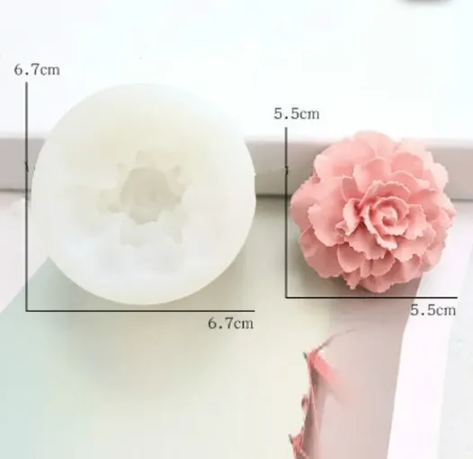 Earrings Resinarthub Flower Shaped Candle Silicone Mold