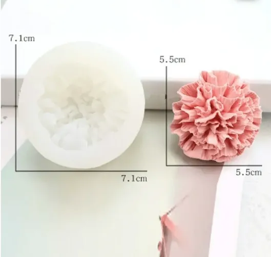 Earrings Resinarthub Flower Shaped Candle Silicone Mold