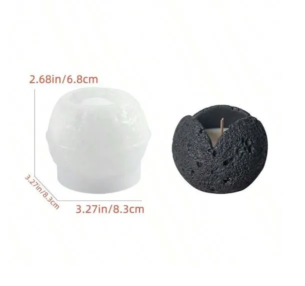 Earrings Resinarthub Stone Shaped Silicone Storage Mold for Jesmonite Art