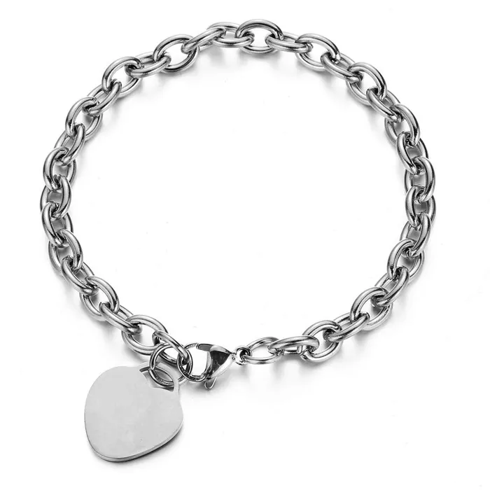Earrings Yellow Chimes Bracelet for Women Stainless Steel Silver Plated Chain Heart Charm Bracelet for Women and Girls Valentine Gift for Girls Yellow Chimes
