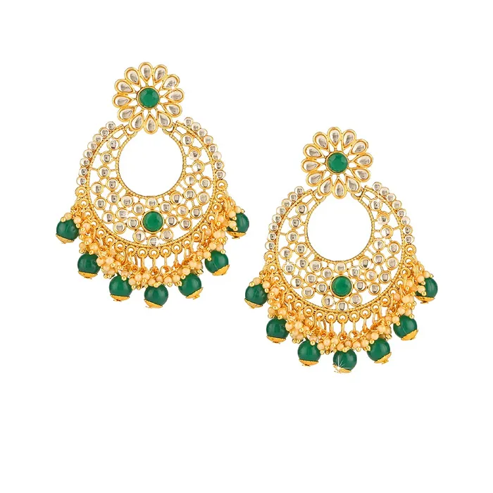 Earrings Yellow Chimes Chandbali Earrings for Women Traditional Kundan Earrings Moti Bandhani Work Chand bali Earrings for Women and Girls Yellow Chimes Earrings Yellow Chimes Chandbali Earrings for Women Traditional Kundan Earrings Moti Bandhani Work Chand bali Earrings for Women and Girls Yellow Chimes