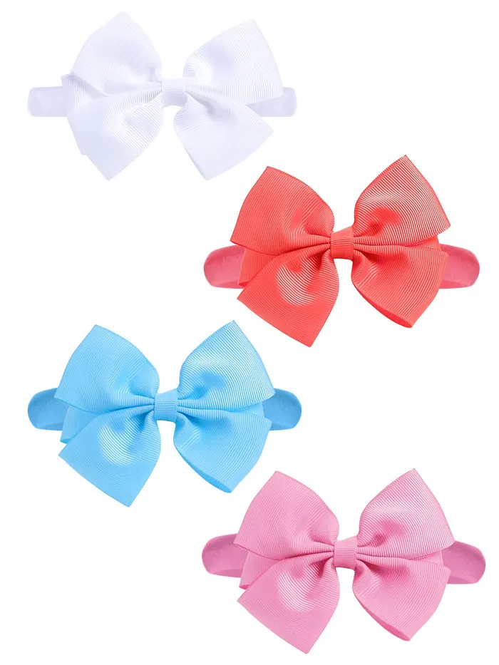 Earrings Yellow Chimes Melbees by Yellow Chimes Combo Set of 14 Bow Hair Bands and Heart Charm Hair Ties Ponytail Holders with Nice Box for Kids Girls Hair Accessories Pack of 14 MultiColor Medium