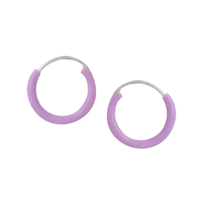 Earrings Yellow Chimes Raajsi by Yellow Chimes 925 Sterling Silver Hoop Earring for Girls Kids Melbees Kids Collection Birthday Gift for Girls Kids With Certificate of Authenticity 6 Month Warranty
