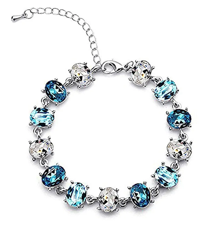 Earrings Yellow Chimes Water Droplets Blue Crystal Charm Bracelet for Women and Girls Yellow Chimes Earrings Yellow Chimes Water Droplets Blue Crystal Charm Bracelet for Women and Girls Yellow Chimes