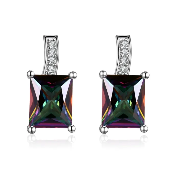 Earrings Yellow Chimes Yellow Chimes A5 Grade Crystal Silver Plated Earrings for Women Girls Earrings Yellow Chimes Yellow Chimes A5 Grade Crystal Silver Plated Earrings for Women Girls