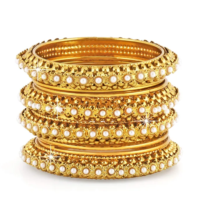 Earrings Yellow Chimes Yellow Chimes Bangles for Women Golden Bangles Set Antique Look Gold Plated Moti Traditional Bangles Set for Women and Girls Earrings Yellow Chimes Yellow Chimes Bangles for Women Golden Bangles Set Antique Look Gold Plated Moti Traditional Bangles Set for Women and Girls