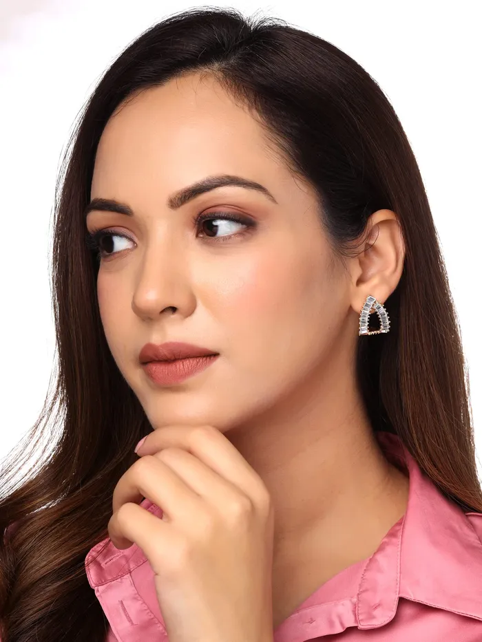 Earrings Yellow Chimes Yellow Chimes Earrings for Women and Girls Studs for Girls Gold Toned Crystal Studded Stud Earrings Birthday Gift for girls and women Anniversary Gift for Wife