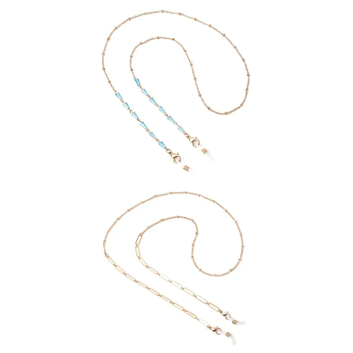 Earrings Yellow Chimes Yellow Chimes Sunglasses Chain for Women Eyeglasses Chain Multicolor Beadded Face Mask Chains Sunglasses AccessoriesSunglasses Lanyard for Girls and Women Style16