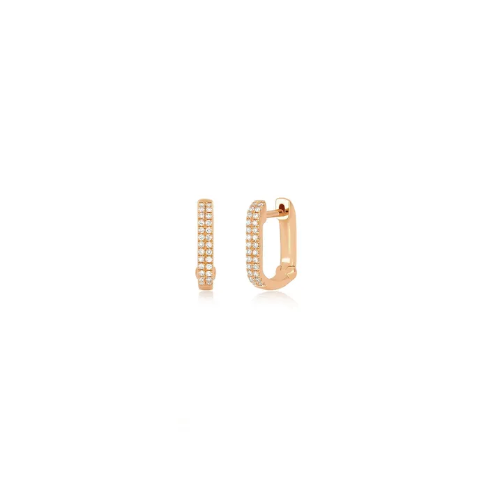ef collection Earrings Diamond Lola Huggie Earring
