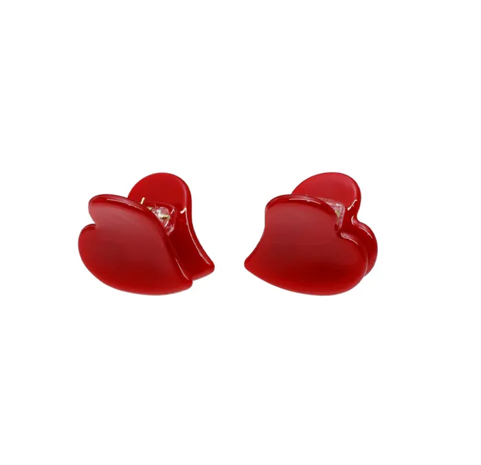 emi jay Rings BABY HEART CLIP SET IN CHERRY KISS