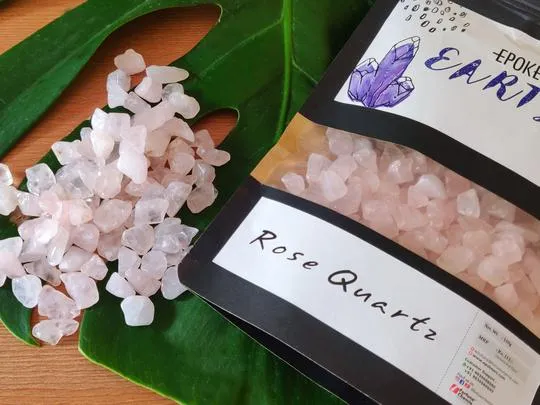 EPOKE EARTH Rose Quartz Crystals250g Epoke Earrings EPOKE EARTH Rose Quartz Crystals250g Epoke Earrings