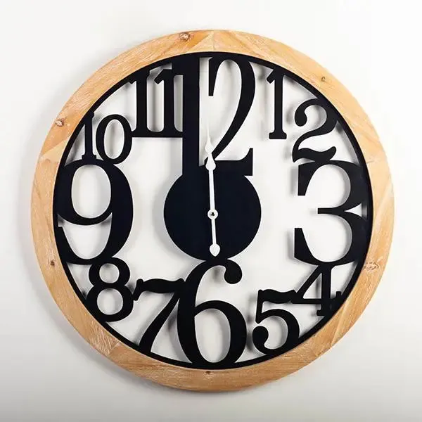 Forpost Trade Earrings Big Numerals Wall ClockPick Up Only