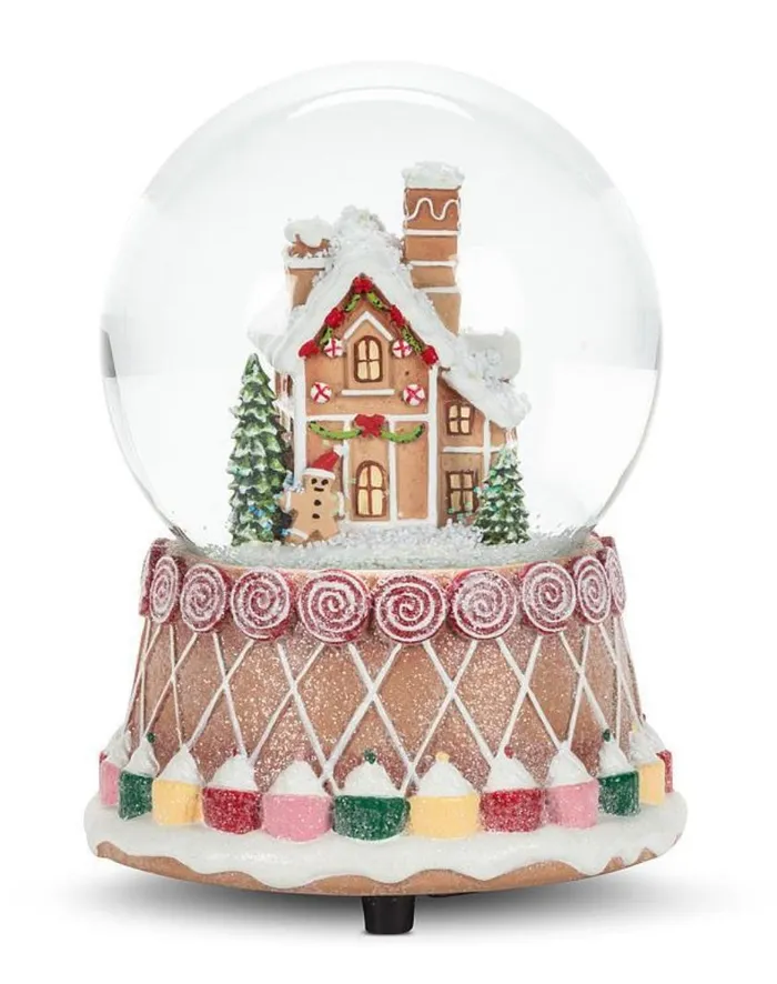 Gingerbread Musical SnowGlobe Abbott Earrings