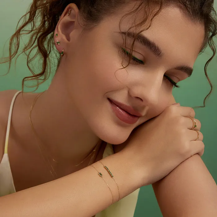 GLIMMER Tsavorite Bracelet AURELIE GI Bracelets