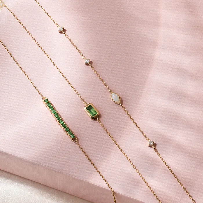 GLIMMER Tsavorite Bracelet AURELIE GI Bracelets