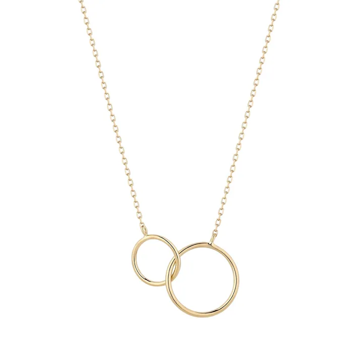 HELEN Interlinked Circles Necklace AURELIE GI Necklaces