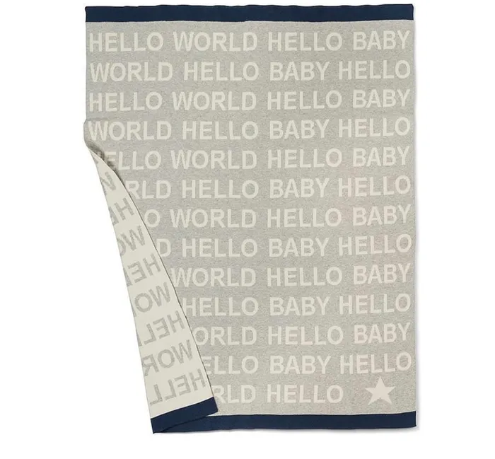 Hello Baby Small Throw Blanket Abbott Necklaces