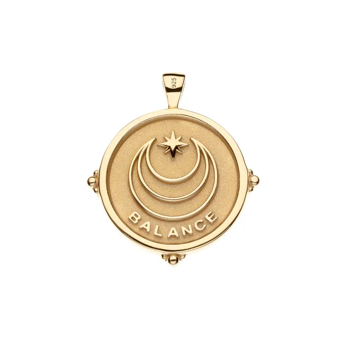 Jane Win Necklaces BALANCE JW Original Pendant Coin
