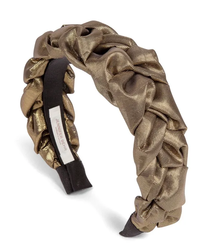 Jennifer Behr Earrings Lorelei Headband in Lame