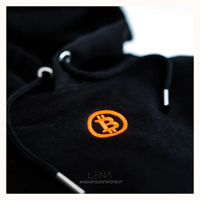 justlenasart BITCOIN HOODIE Earrings