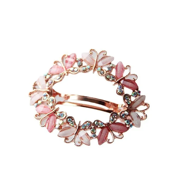 Kairangi Hair Clips for Women Girls Barrette Hair Clips for Women Butterfly Clips for Women Multicolor Crystal French Barrette Hair Clips for Women and Girls Gift For Women Girls Yellow Chimes Necklaces