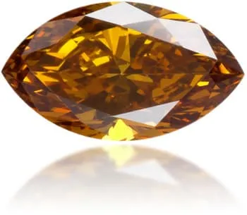 Langerman Diamonds Earrings Natural Brown Diamond Marquise 022 ct Polished