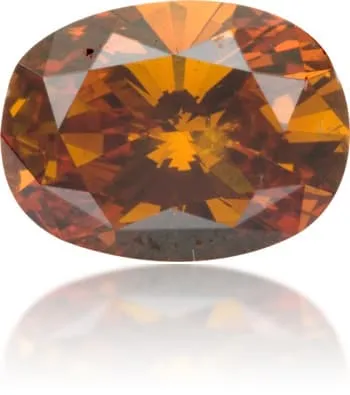 Langerman Diamonds Earrings Natural Orange Diamond Oval 153 ct Polished Langerman Diamonds Earrings Natural Orange Diamond Oval 153 ct Polished