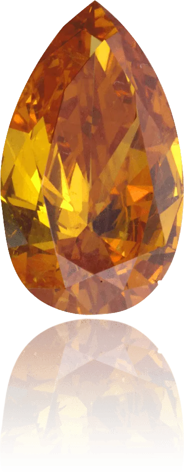 Langerman Diamonds Earrings Natural Orange Diamond Pear Shape 103 ct Polished Langerman Diamonds Earrings Natural Orange Diamond Pear Shape 103 ct Polished