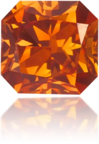 Langerman Diamonds Earrings Natural Orange Diamond Rectangle 046 ct Polished Langerman Diamonds Earrings Natural Orange Diamond Rectangle 046 ct Polished