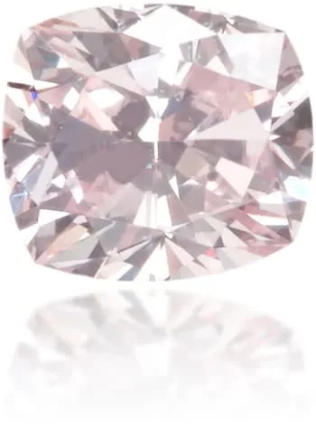 Langerman Diamonds Earrings Natural Pink Diamond Cushion 015 ct Polished