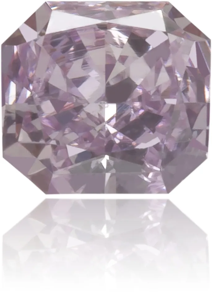 Langerman Diamonds Earrings Natural Purple Diamond Square 016 ct Polished
