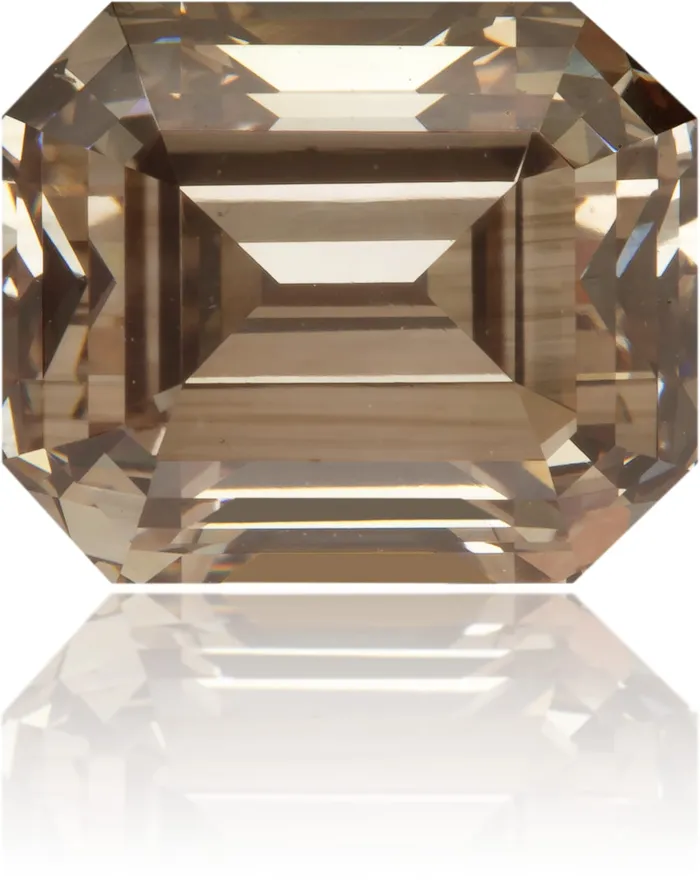 Langerman Diamonds Natural Brown Diamond Rectangle 255 ct Polished Earrings