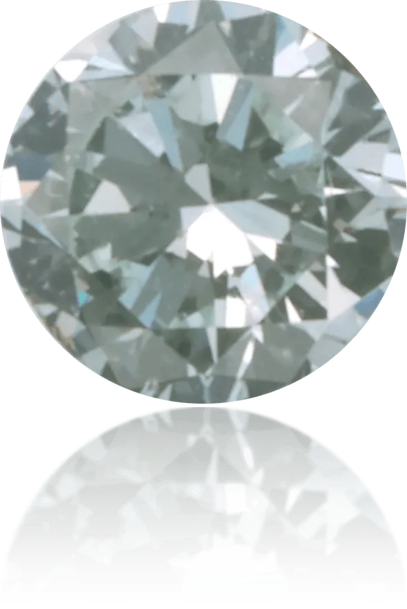 Langerman Diamonds Natural Green Diamond Round 008 ct Polished Earrings