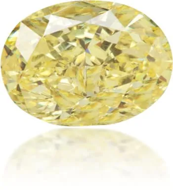 Langerman Diamonds Natural Yellow Diamond Oval 109 ct Polished Earrings