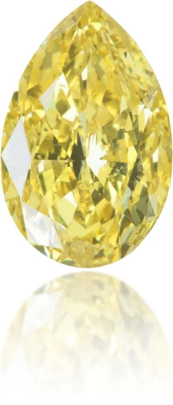 Langerman Diamonds Natural Yellow Diamond Pear Shape 103 ct Polished Earrings Langerman Diamonds Natural Yellow Diamond Pear Shape 103 ct Polished Earrings