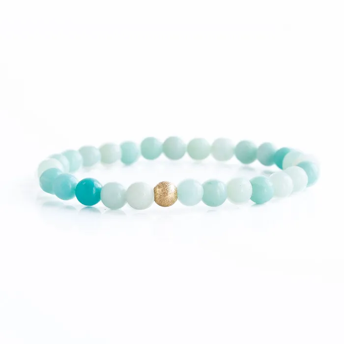 Lenny Eva Earrings Amazonit Armband 6mm Lenny Eva