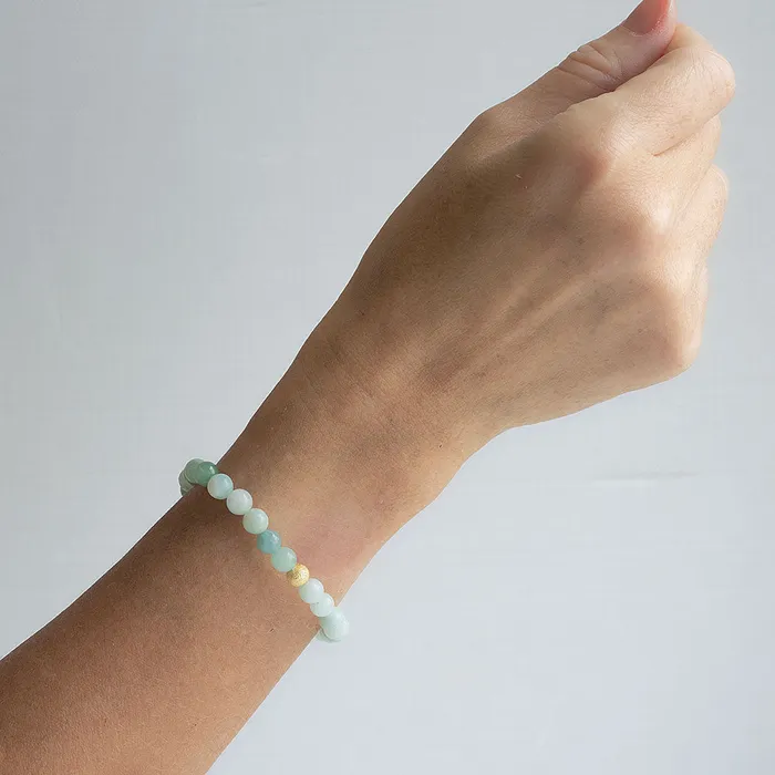Lenny Eva Earrings Amazonit Armband 6mm Lenny Eva
