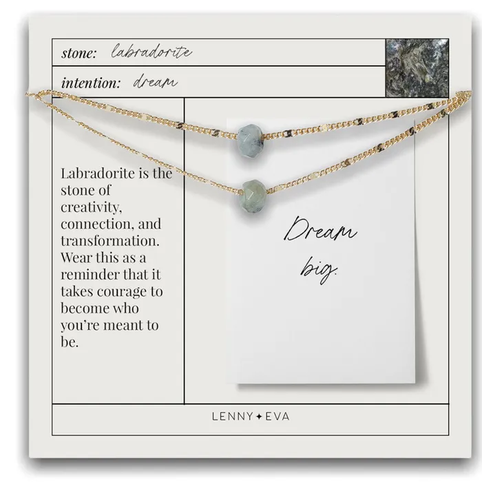 Lenny Eva Earrings Labradorit Halskette Lily Lenny Eva