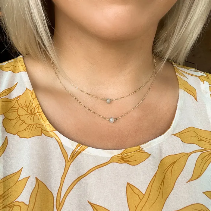 Lenny Eva Earrings Labradorit Halskette Lily Lenny Eva