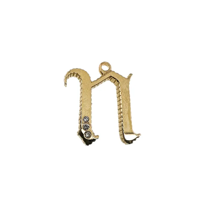 Lingua Necklaces Gothic Initial