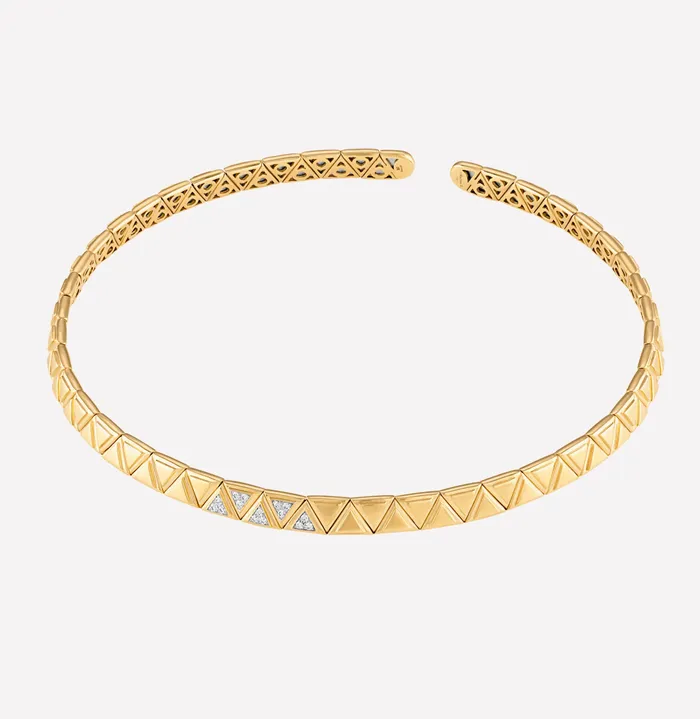 Marina B Rings Triangolini Pav Collar