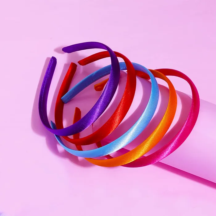 Melbees by Yellow Chimes Hair Bands for Girls Kids Hair Accessories for Girls Baby Hair Band 5 Pcs Multi Color Hairband for Girls Kids Head Bands for Girls Kids Toddlers Yellow Chimes Rings