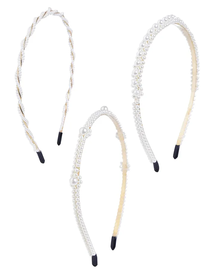 Melbees By Yellow Chimes Hair Bands for Girls Women Hair Accessories for Women 3 Pcs Hairband for Women Head Band Pearl Headpeice Hairband for Women Birthday Gift for Women Girls Yellow Chimes Earrings Melbees By Yellow Chimes Hair Bands for Girls Women Hair Accessories for Women 3 Pcs Hairband for Women Head Band Pearl Headpeice Hairband for Women Birthday Gift for Women Girls Yellow Chimes Earrings